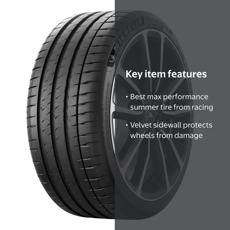 Michelin Pilot Sport 4S Performance Tire 305/35ZR20 (104Y) for