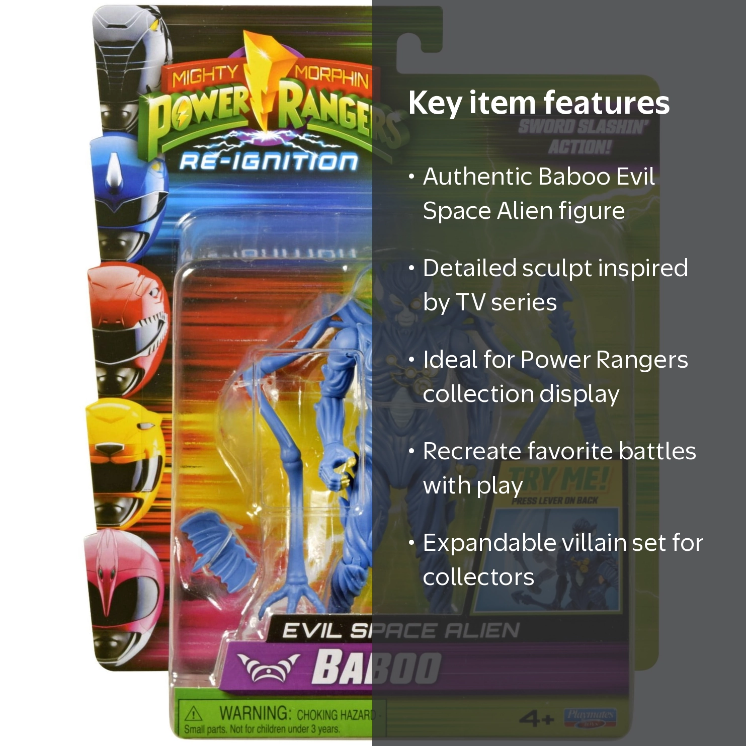 Mighty Morphin Power Rangers: Re-Ignition - Baboo Evil Space Alien