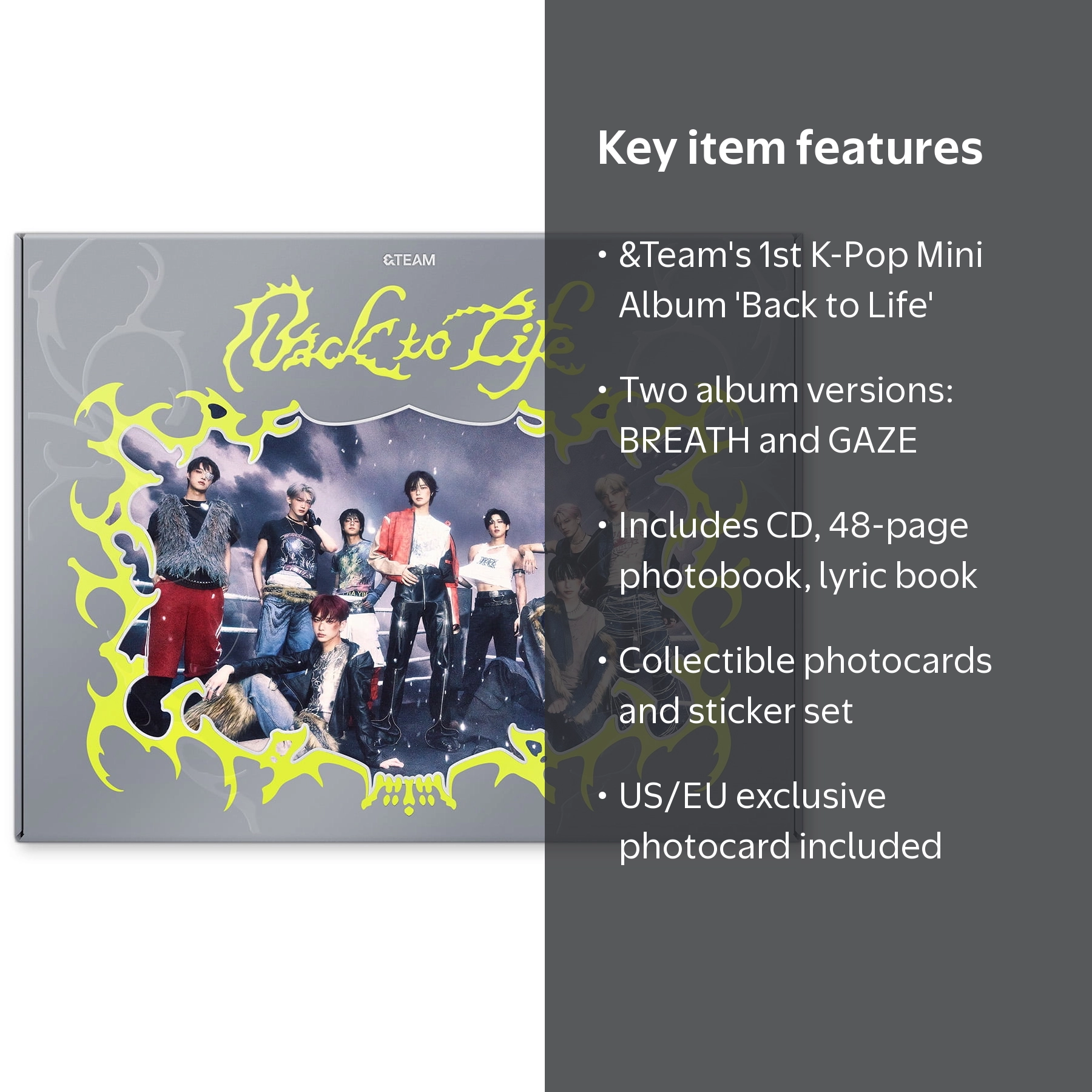 &Team - &TEAM KR 1st Mini Album 'Back to Life' [BREATH ver