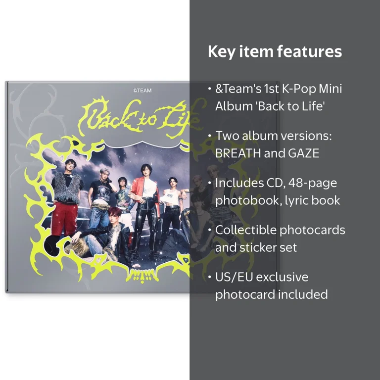 &Team - &TEAM KR 1st Mini Album 'Back to Life' [BREATH ver