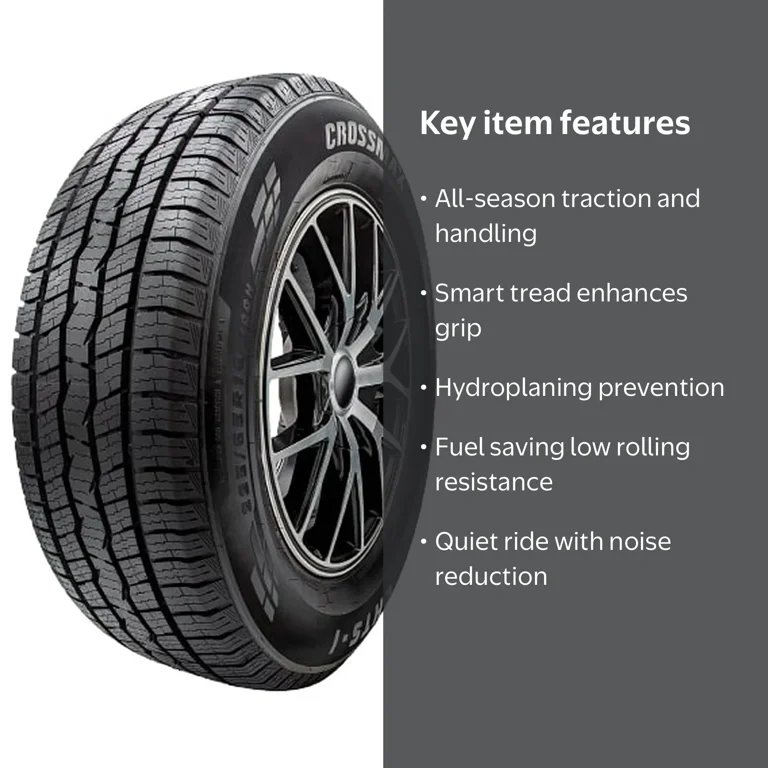 Crossmax, SUV Crossover Tire, 225/60R17 99V, All-Season Traction