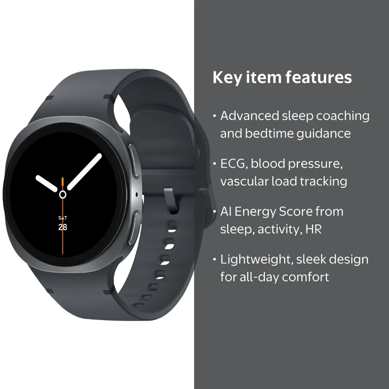 Samsung Galaxy Watch 8 (44mm, Bluetooth) Health + Fitness