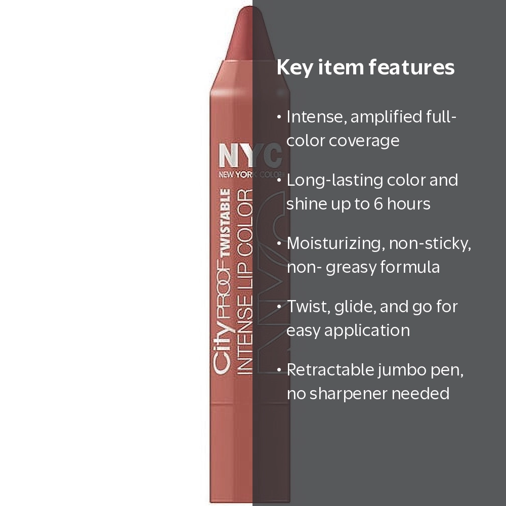 N.Y.C. New York Color City Proof Twistable Intense Lip Color