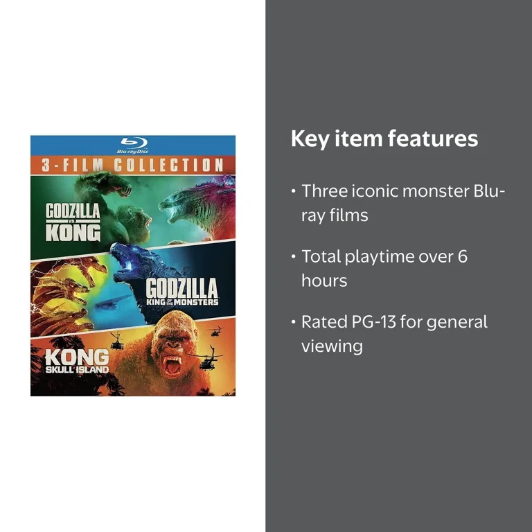 Godzilla Vs. Kong / Godzilla: King of the Monsters / Kong: Skull