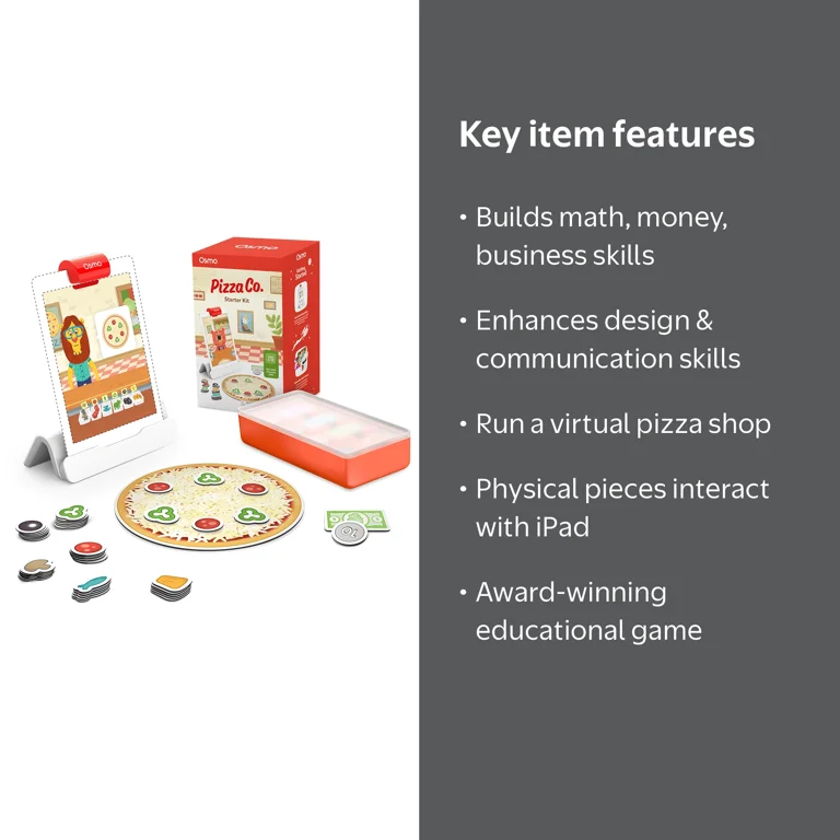 Osmo - Pizza Co. Starter Kit for iPad - Ages 5-12 - Communication