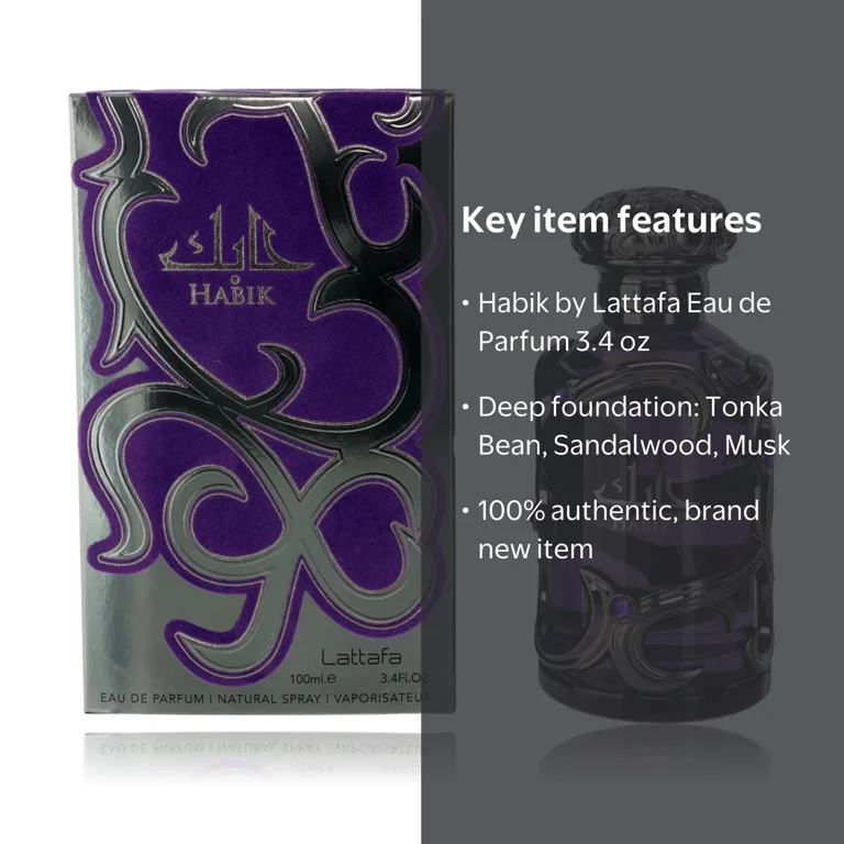 Habik by Lattafa, 3.4 oz EDP Spray for Men - Walmart.com