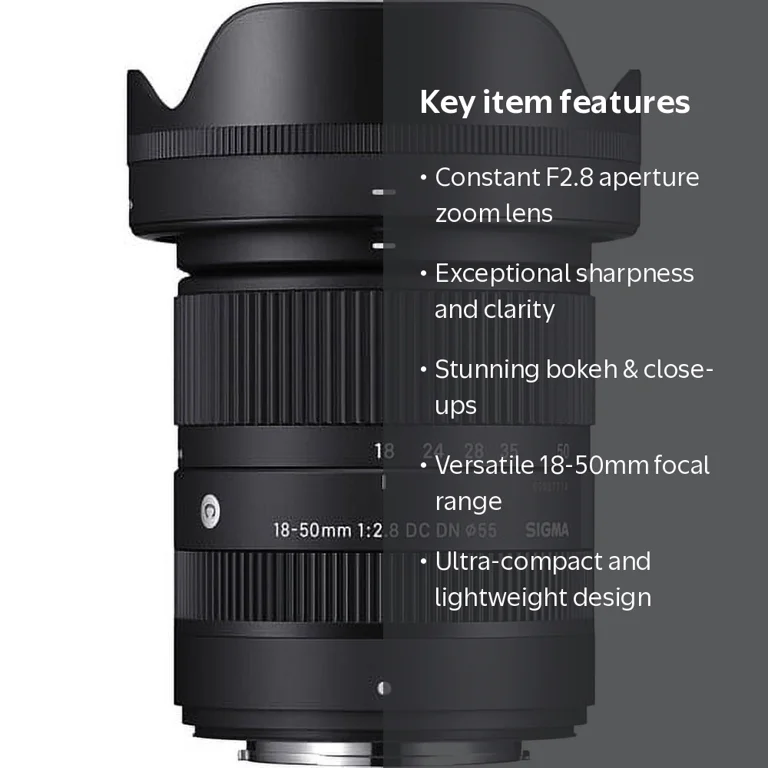 Sigma, Lens, APS-C F2.8 DC DN Contemporary for Fujifilm X Mount