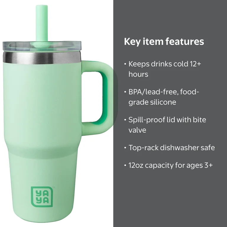 YAYA My First Travel Tumbler for Preschool & Kids 3+, Insulated