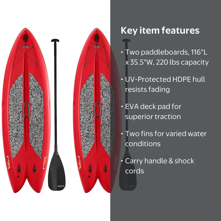 Lifetime Freestyle XL‚Ñ¢ 116in Rigid Hardshell SUP Paddleboard