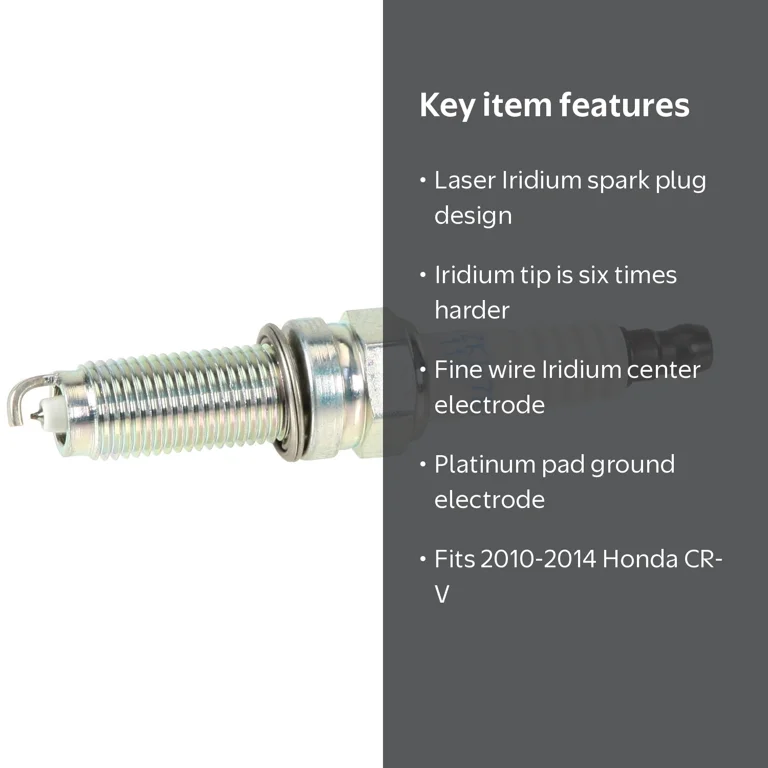 NGK 5787 Laser Iridium Spark Plug (4 Pack) Fits select: 2010-2014 NGK 5787 Laser Iridium Spark Plug (4 Pack) Fits select: 2010-2014