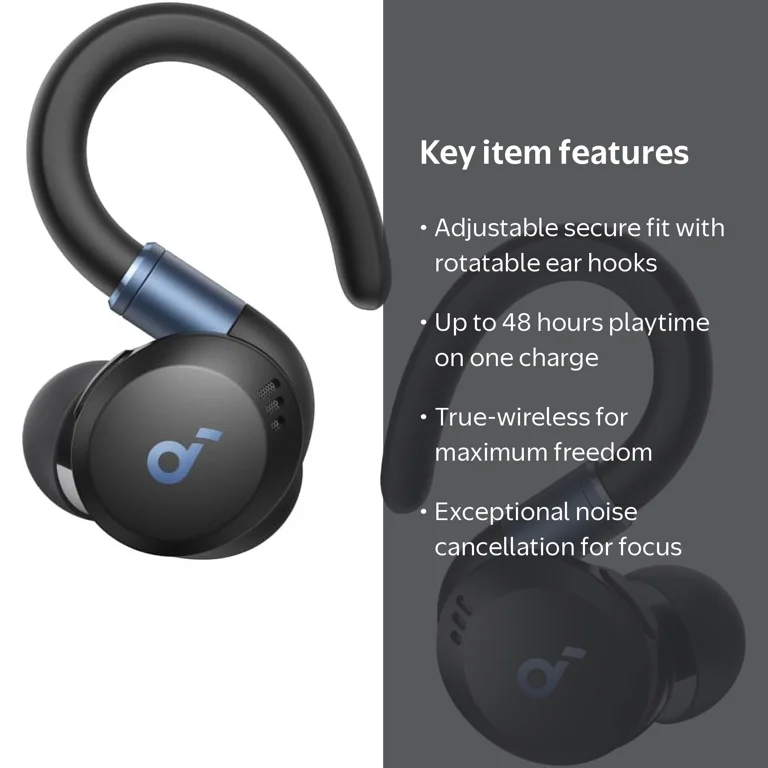 Restored Like New soundcore Sport X20 by Anker, True-Wireless