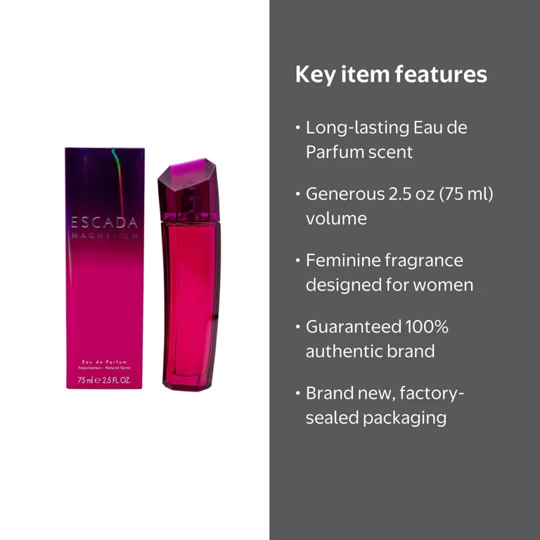 Escada Magnetism by Escada 2.5 oz EDP for women in original retail