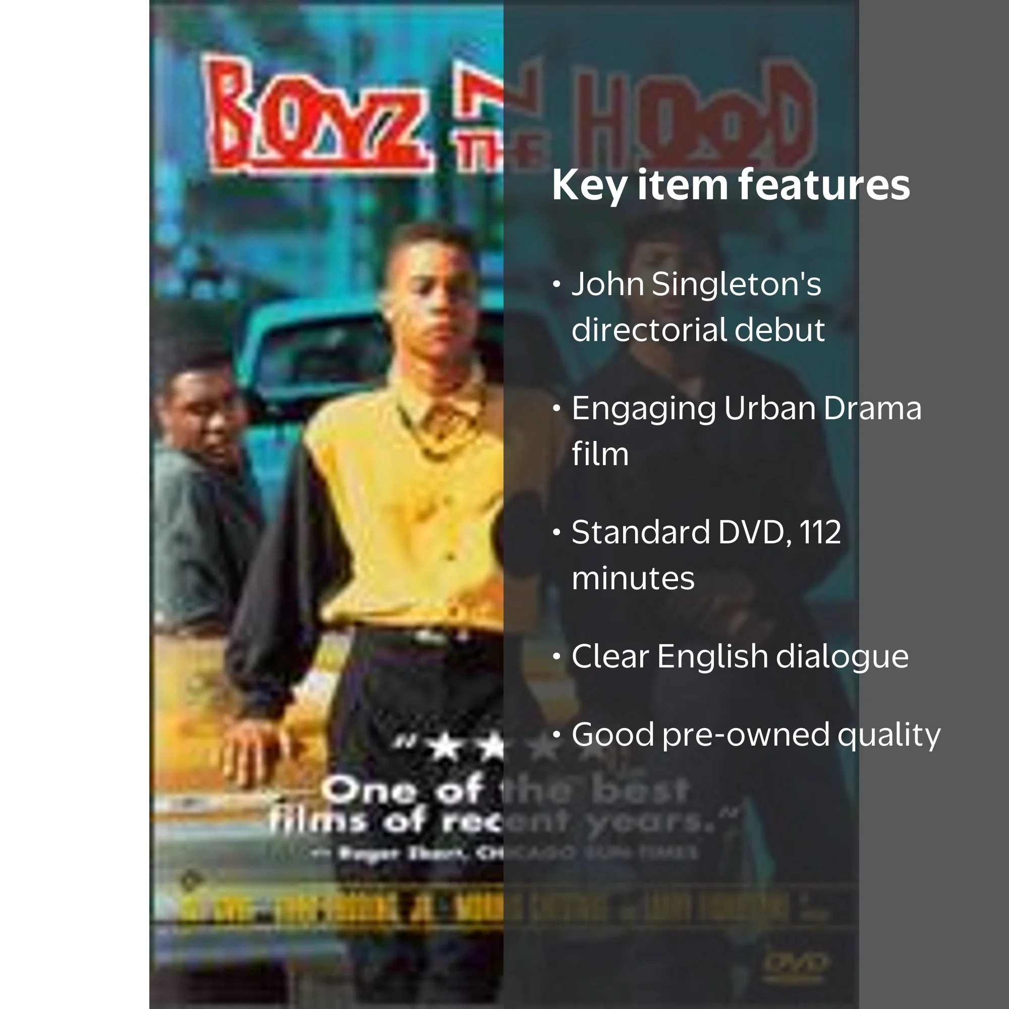 Pre-Owned Boyz 'N the Hood (DVD 0043396508194) Directed by John