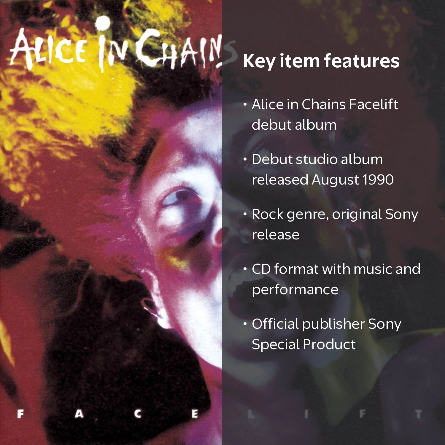 Alice in Chains - Facelift - Music & Performance - CD - Walmart.com