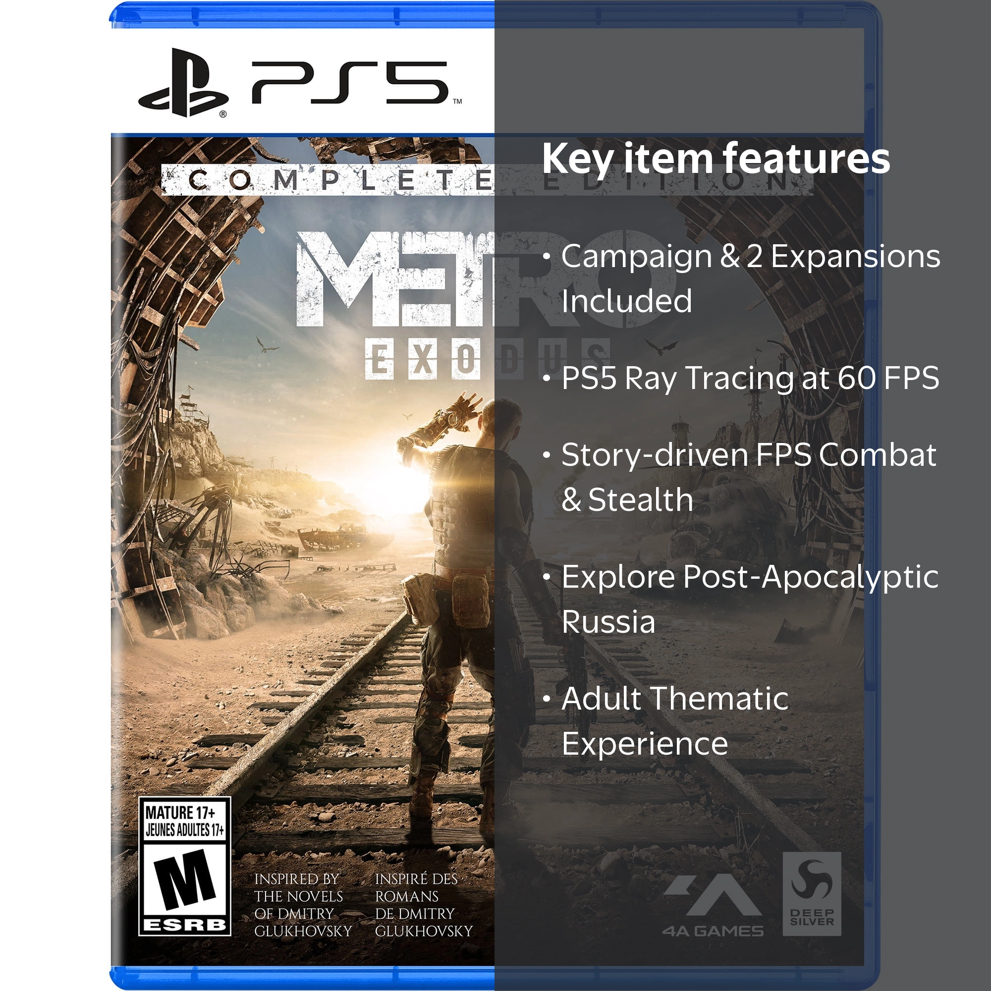 THQ INC, Metro Exodus Complete Edition for PlayStation 5 - Walmart.com