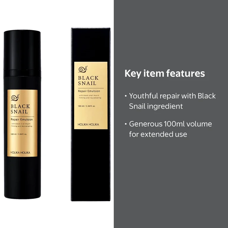 Holika Holika Prime Youth Black Snail Repair Emulsion 100ml