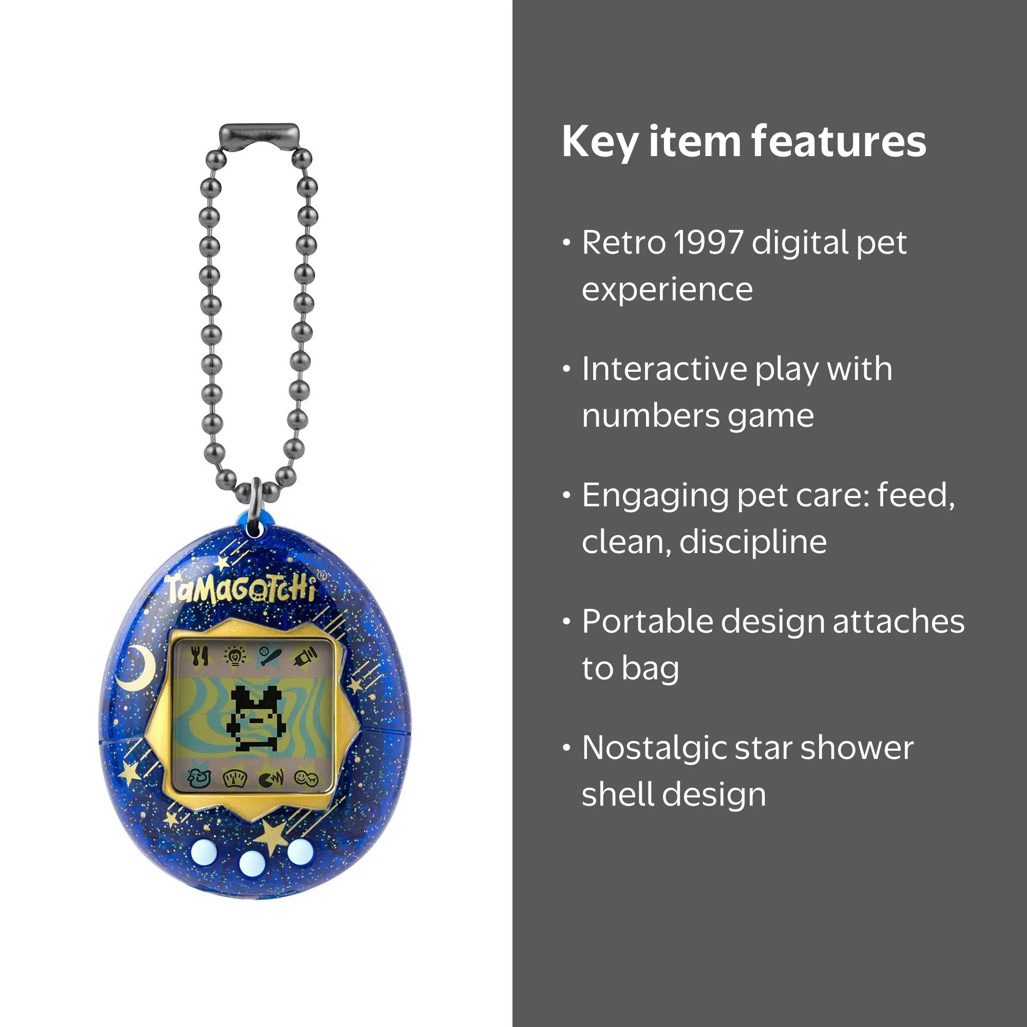 Tamagotchi Original Starry Shower Electronic Virtual Pet - Walmart.com