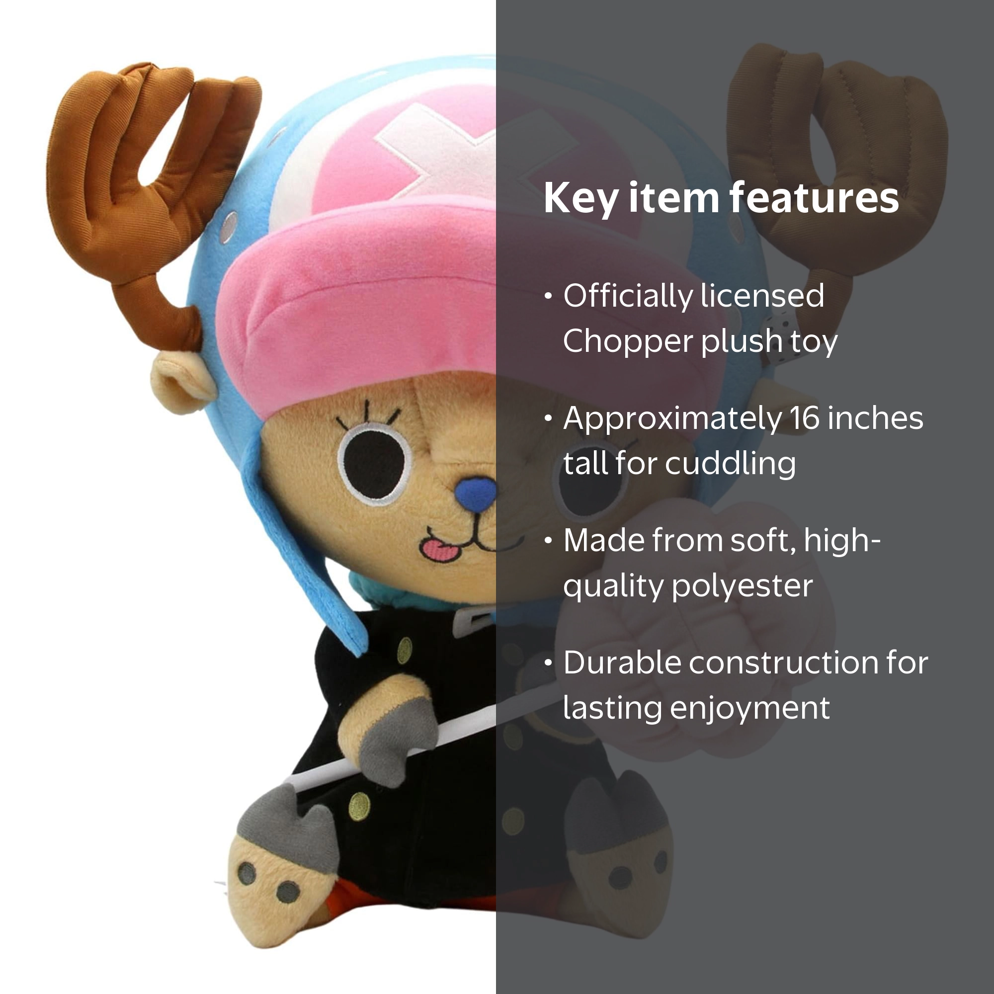 One Piece Chopper Punk Hazard 16 Inch Plush - Walmart.com