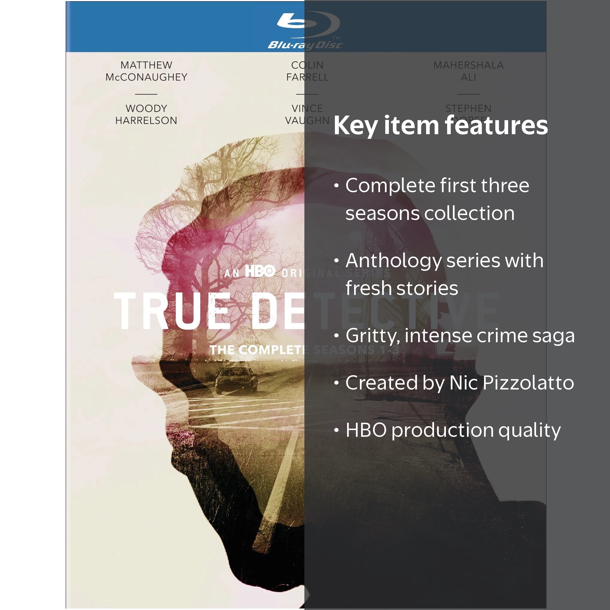 True Detective: The Complete Seasons 1-3, HBO, Boxed Set - Walmart.com