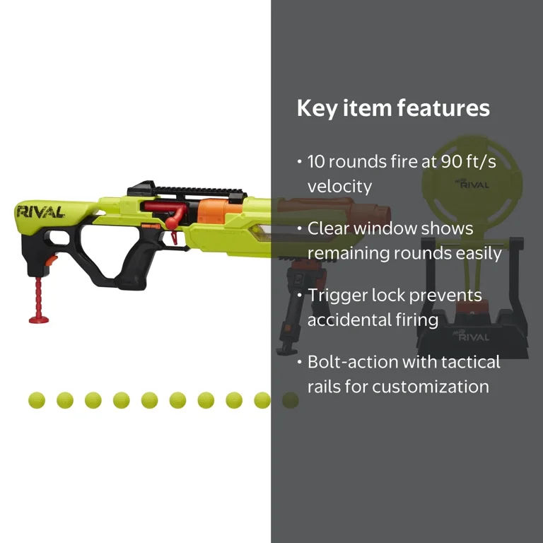 Open Box Nerf Rival Jupiter XIX-1000 Edge Series Toy Blaster with