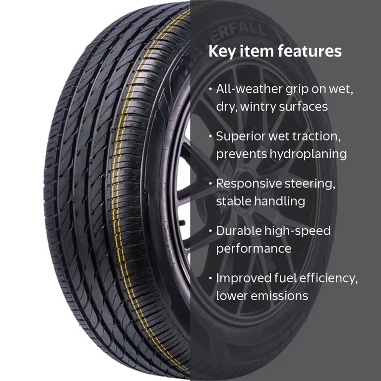 Waterfall, Passenger Tire, 235/40R19 96W XL, All Season Black