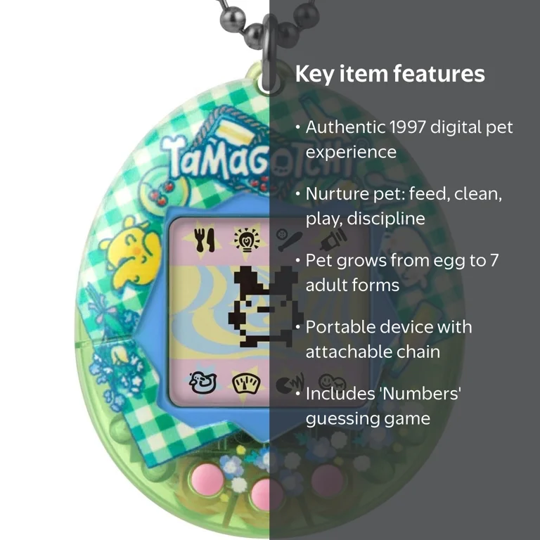 Tamagotchiミーツ Tamagotchi, Digital Pet, Tama Picnic, Battery Included - Walmart.com
