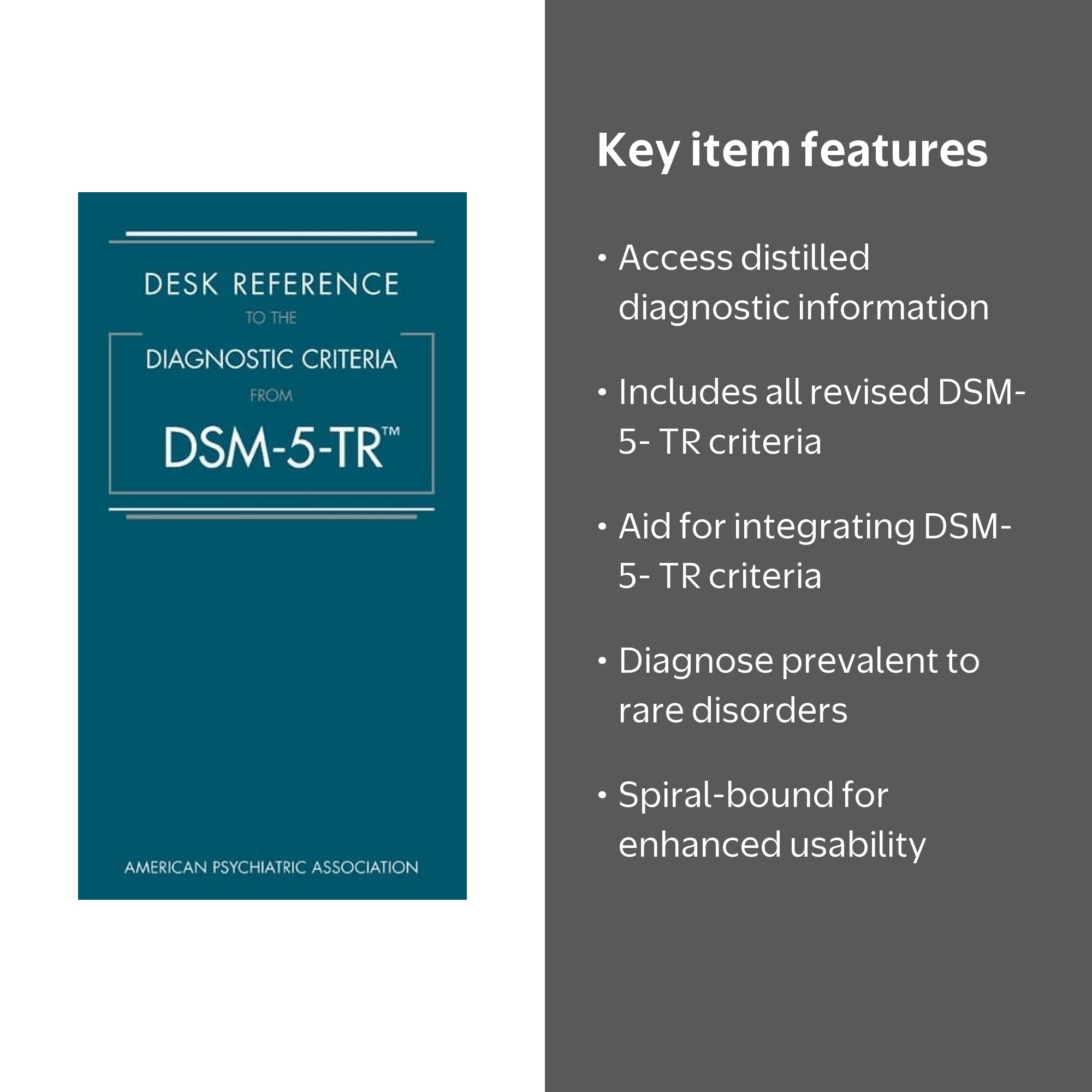 American Psychiatric Publishing, Desk Reference to DSM-5-TR