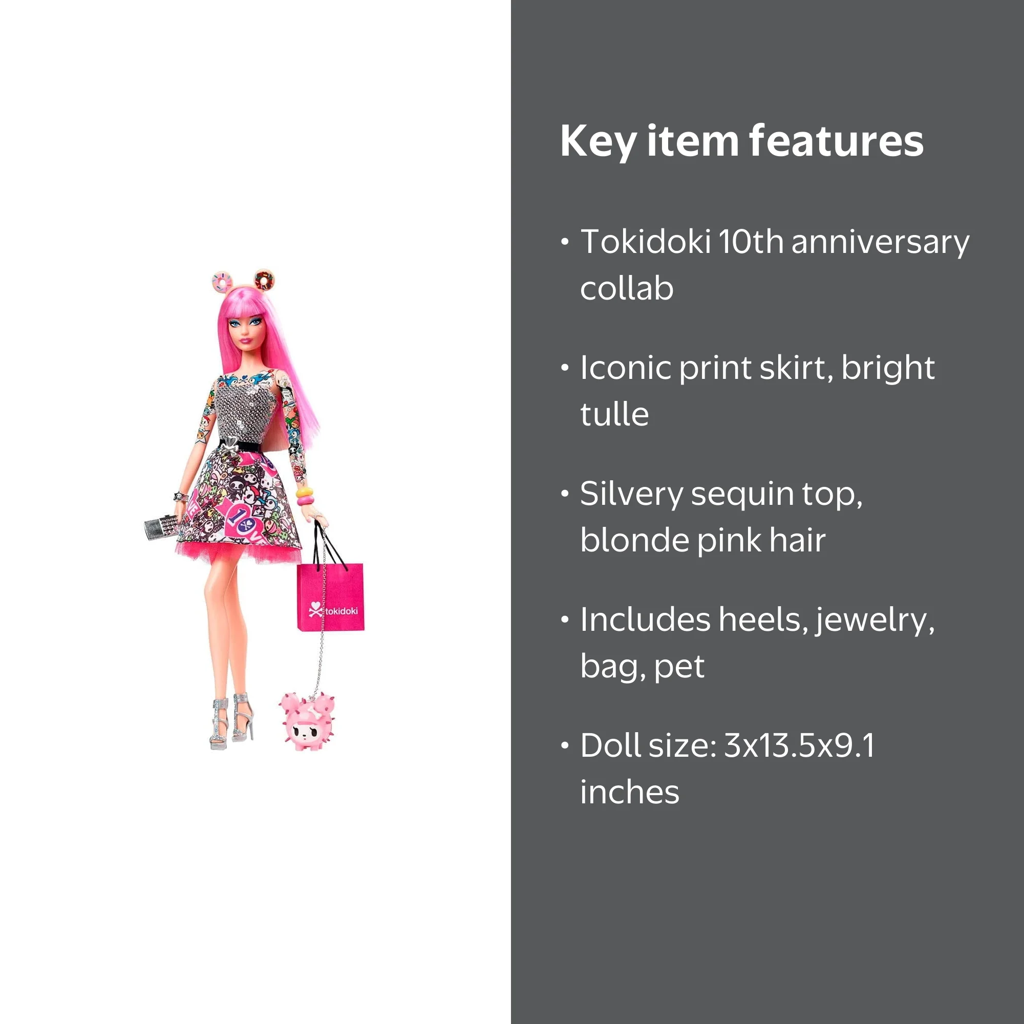 Barbie Tokidoki Celebration Doll, Multicolored, 3x135x91 inches