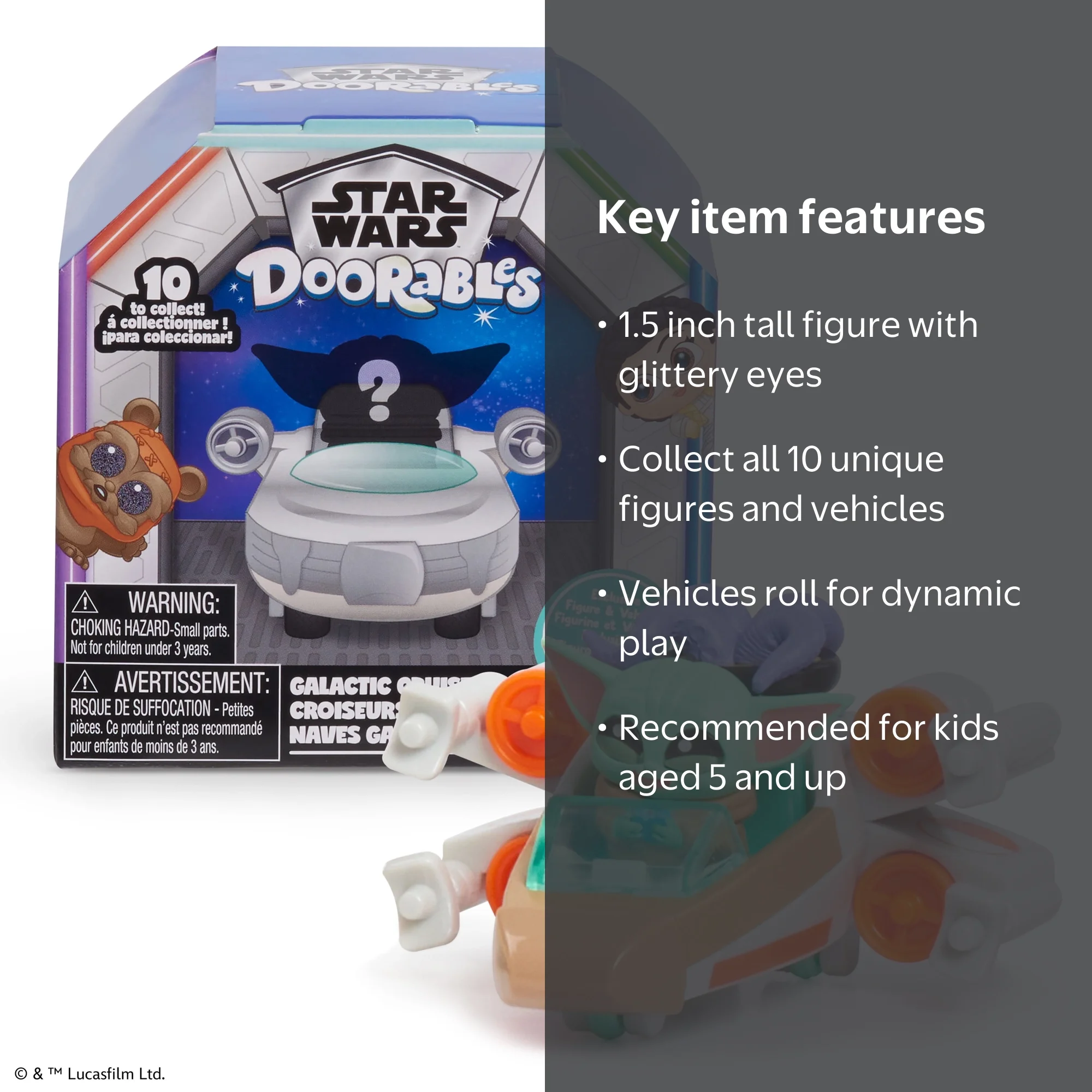 STAR WARS™ Doorables Galactic Cruisers, Collectible Figures and