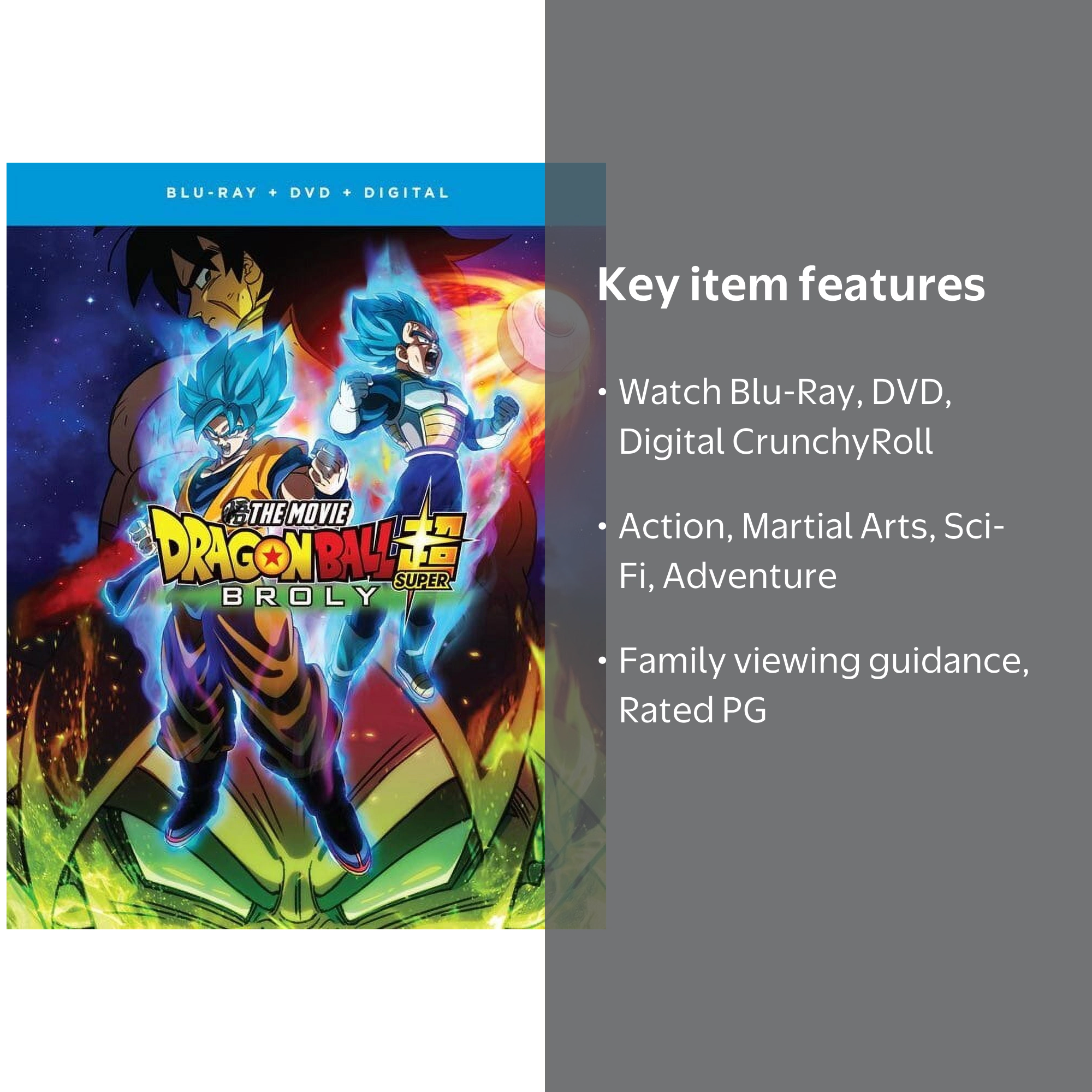 Dragon Ball Super: Broly - Action/Adventure/Animation (Universal