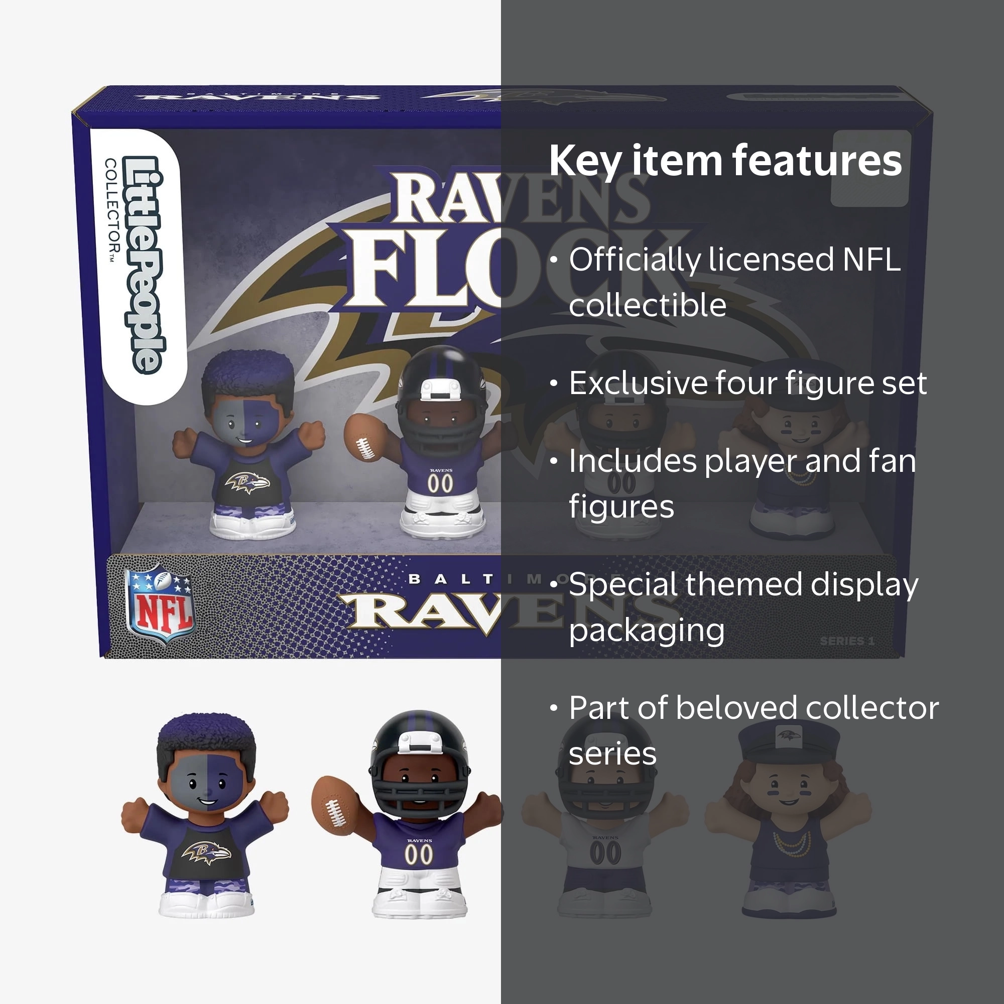 Little People Collector: x NFL Baltimore Ravens 4-Pack, Special