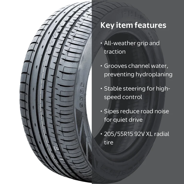 Accelera, All Season Tire, 205/55R15, Performance, XL - Walmart.com