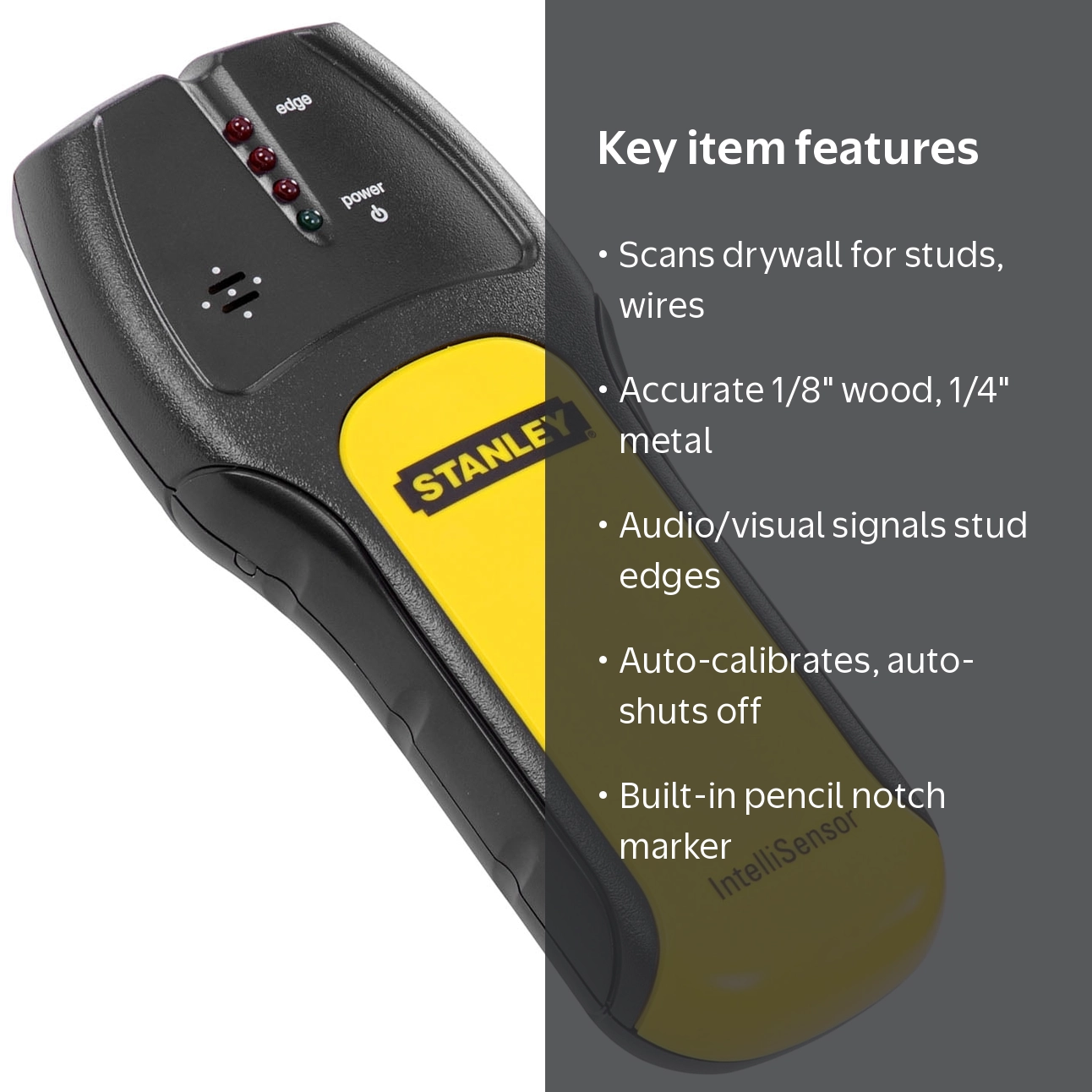 STANLEY 77-110 Intellisensor Stud Sensor, Electronic, 3/4