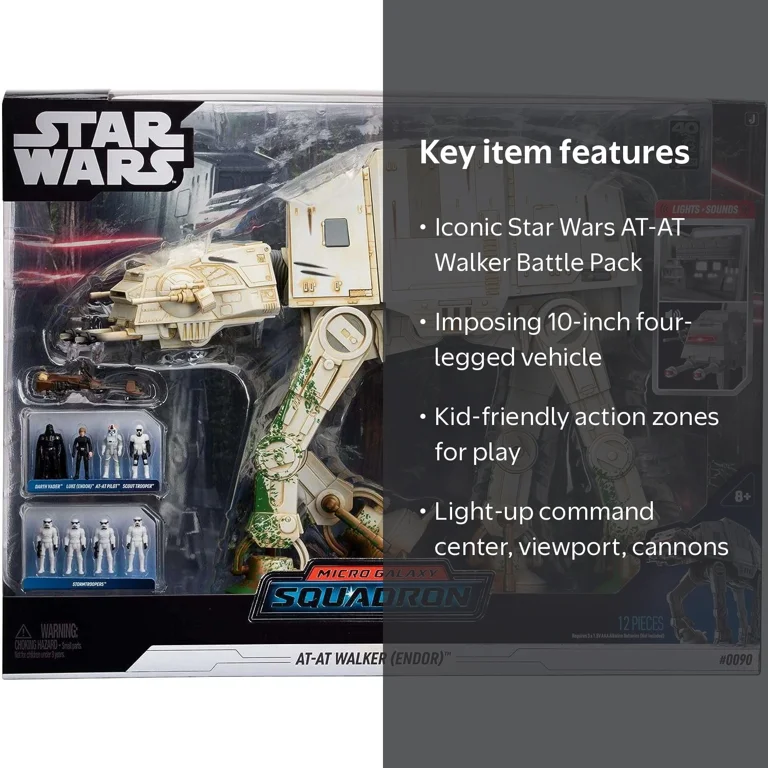 マイクロギャラクシー AT-ATウォーカー　エンドア　スター・ウォーズ Star Wars Young Jedi Adventure AT-AT Walker Toy, Micro Galaxy