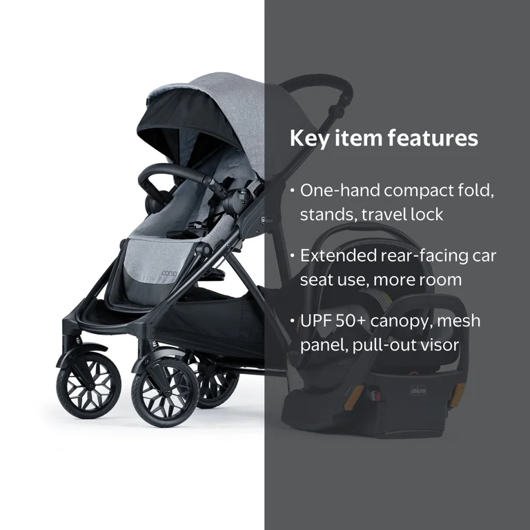 Chicco Corso® LE ClearTex® Modular Travel System with KeyFit® Max