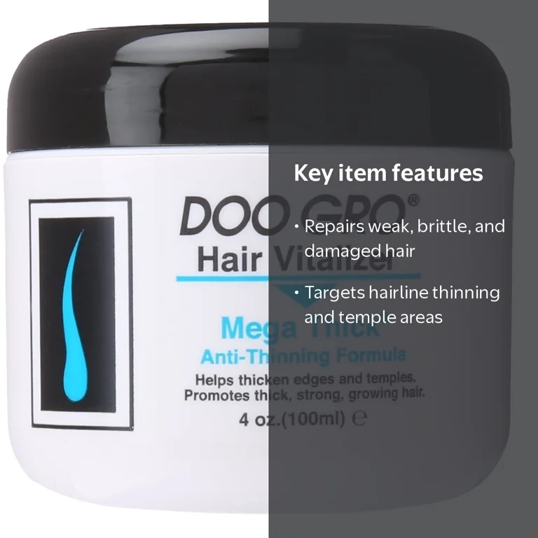 Doo Gro, Hair Vitalizer, 4 oz, Enriched with Oat Protein Shea