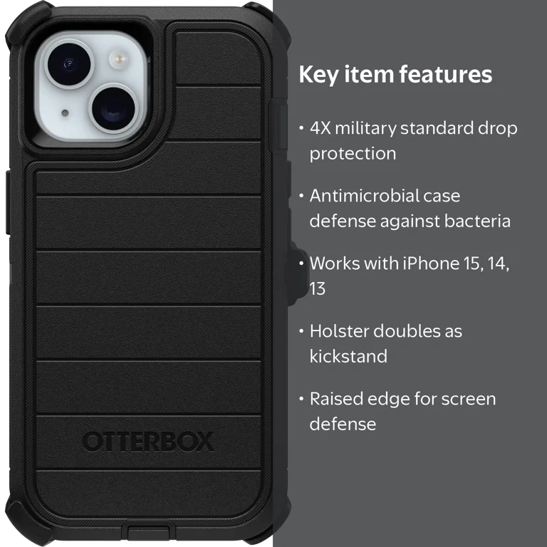 OtterBox, Defender Series Pro Case for iPhone 16e, 15, 14, 13