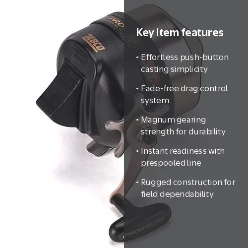 Zebco Pro Staff 888 Spincast Fishing Reel, Ceramic Pickup Pin