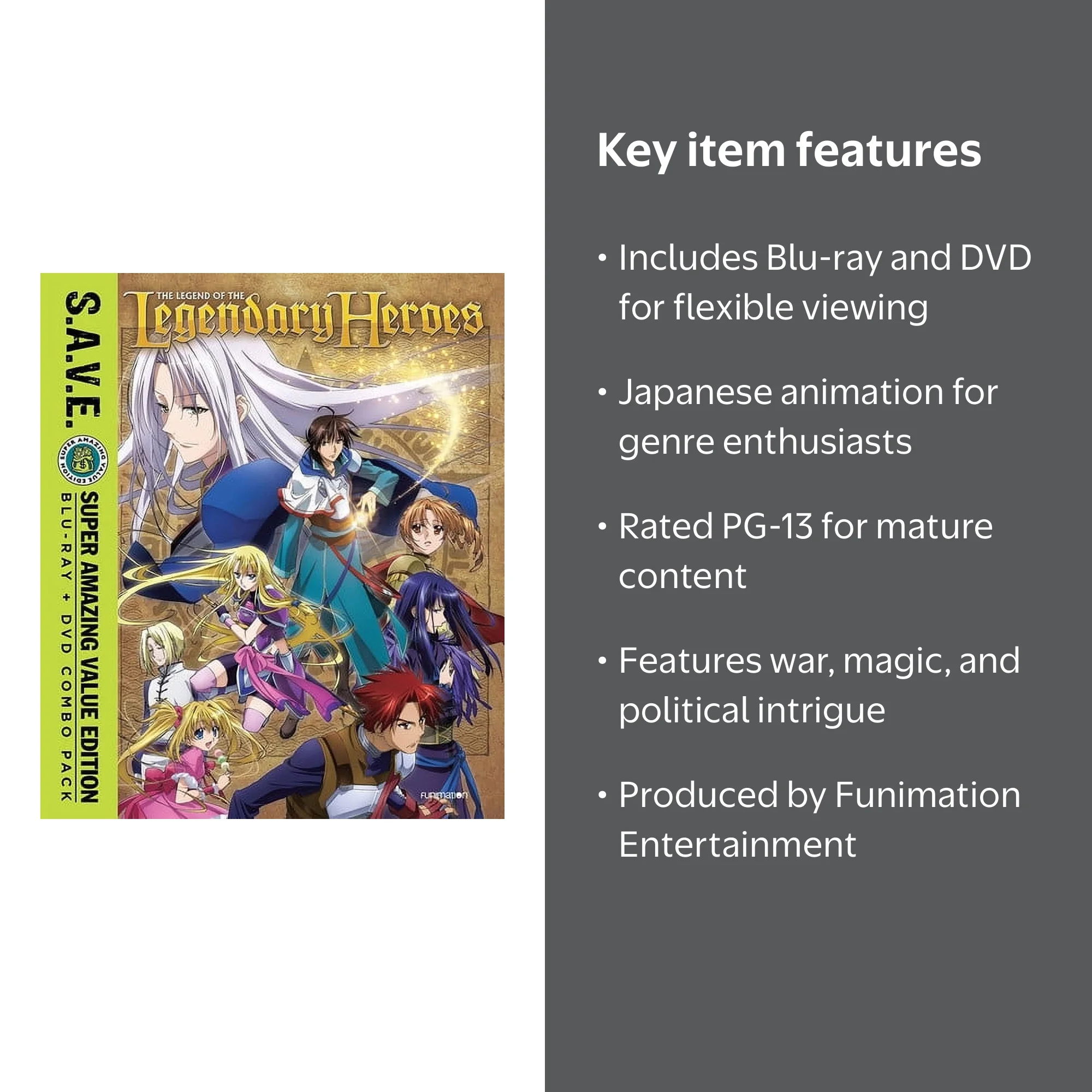 Legend of the Legendary Heroes: Comp Series (Blu-ray + DVD