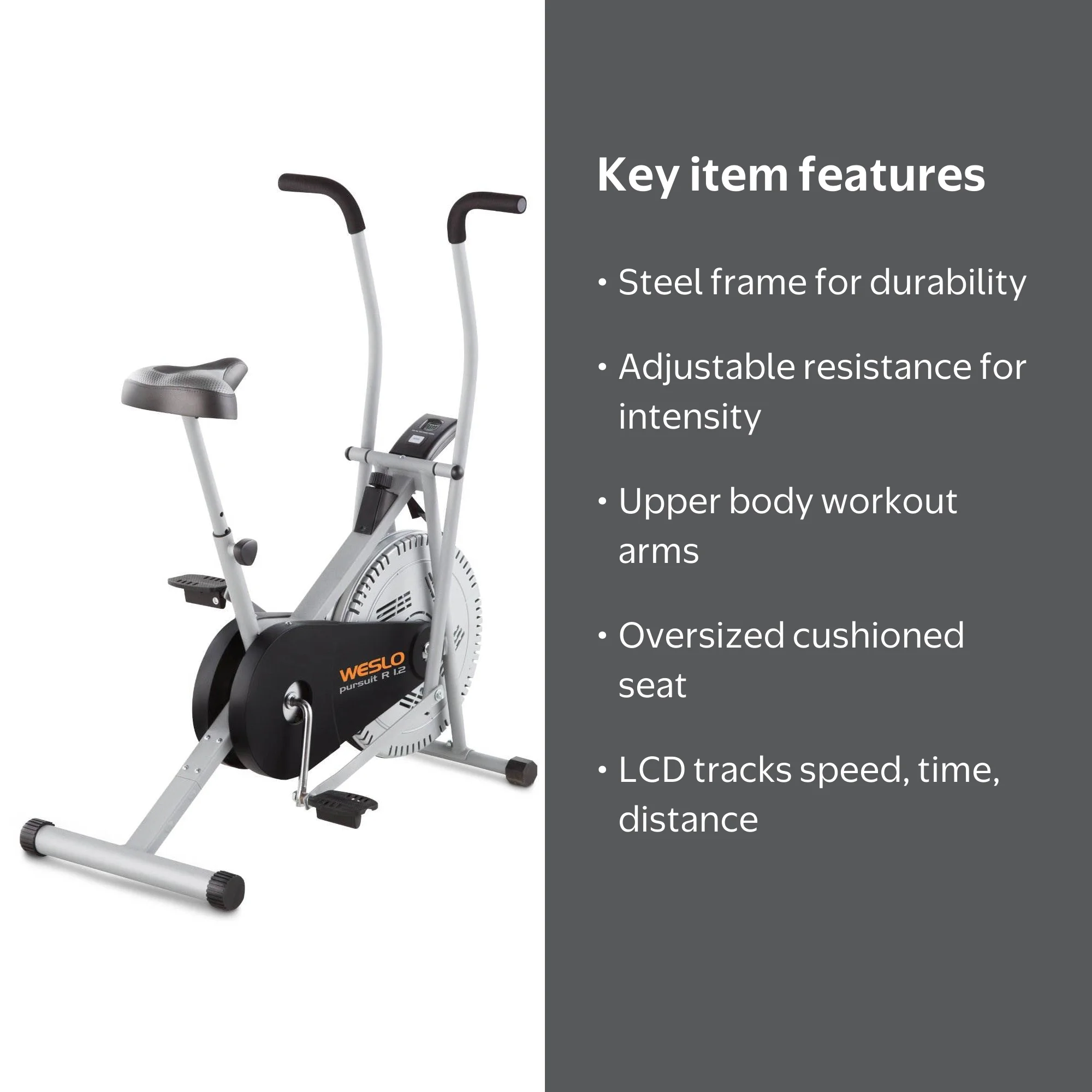 Weslo Pursuit R 1.2 Upright Adjustable Resistance Home Exercise