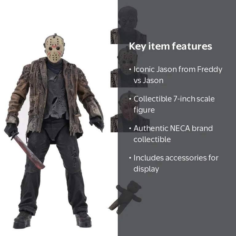NECA, Freddy vs Jason, Ultimate Jason, 7-Inch Action Figure