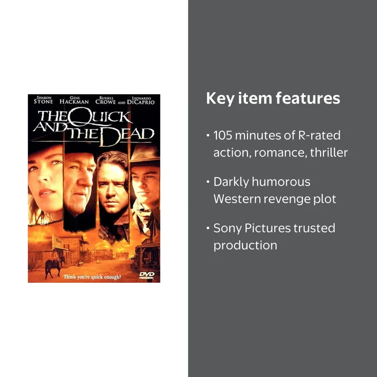 STONE, DVD, Quick & the Dead 1995, Action Western Thriller