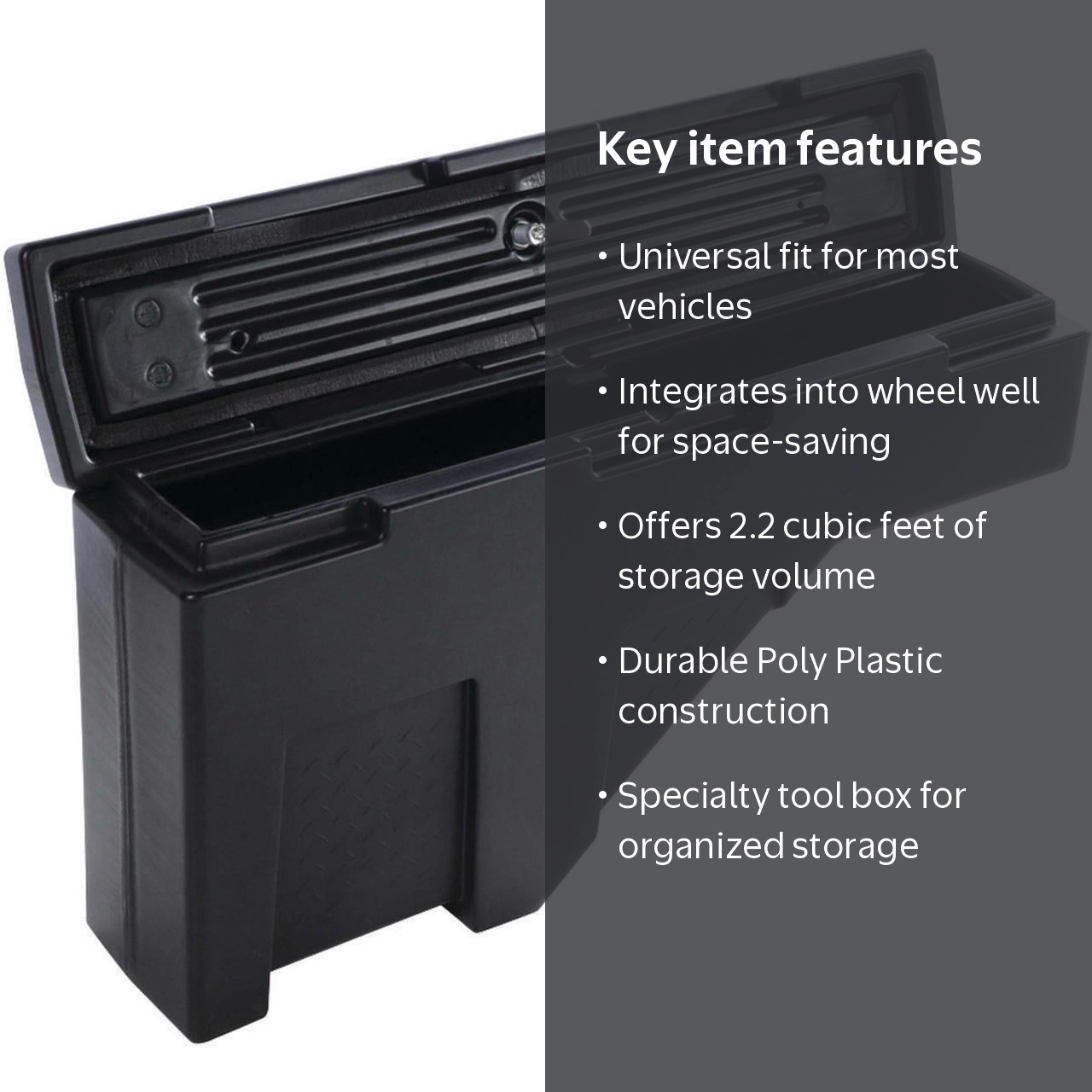 Dee Zee DZ 95P Poly Wheel Well Tool Boxes - Specialty - Universal