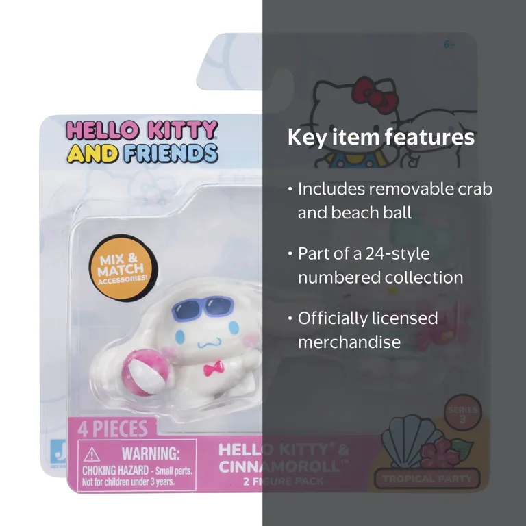 Hello Kitty and Friends Tropical Party Figure Pack - Jazwares