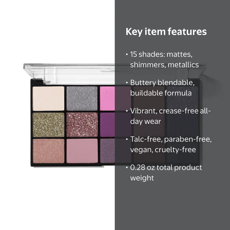 Hard Candy, Marquee Shadow Palette, 15 Multi-dimensional Shades