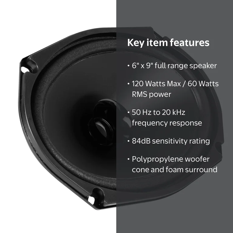 BOSS Audio Systems, Car Replacement Speakers, 6
