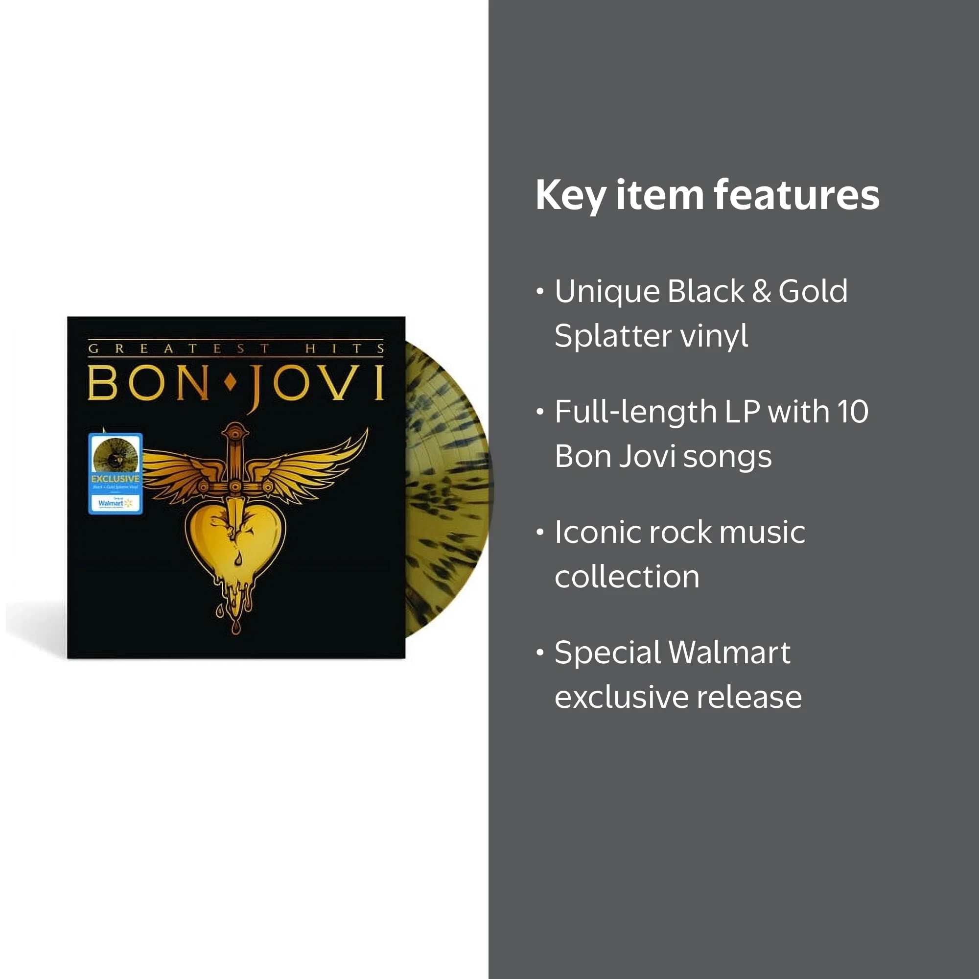 Bon Jovi – Greatest Hits (Walmart Exclusive) - Vinyl - Walmart.com