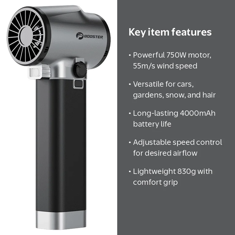 メンテナンス BOOSTER VIOLENT TURBOFAN TF64 BOOSTER violent turbo fan, 64MM powerful portable blower, car