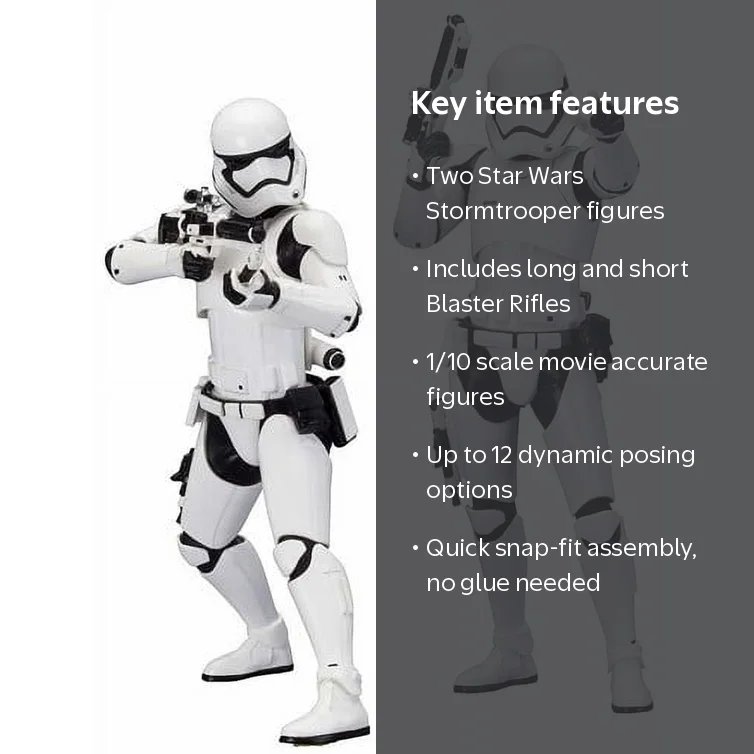 STAR WARS FIRST ORDER STORMTROOPER TWO PACK ARTFX+ - Walmart.com