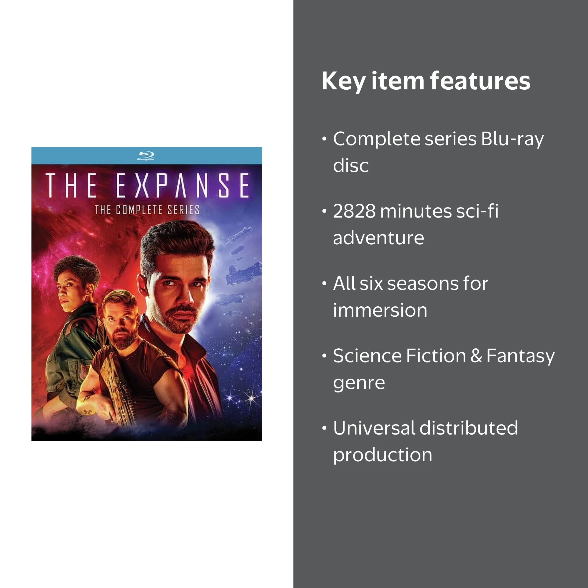 The Expanse: The Complete Series Blu-ray, Universal, Sci-Fi